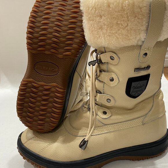 Rudsak Atelier Noir Winter Boots in Cream - Picture 3 of 4
